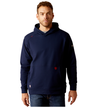SWEATSHIRT, MNS FR SOLID HOODIE NAVY