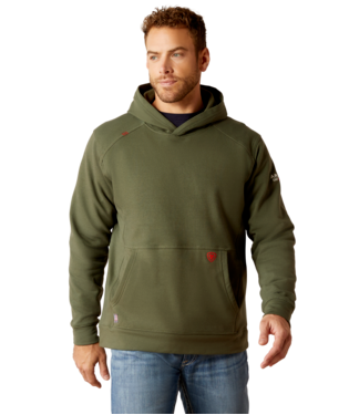 Ariat Men's FR Solid Hoodie- Beetle