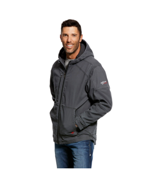 Ariat Men's FR DuraLight Canvas Insulated Jacket- Iron Grey