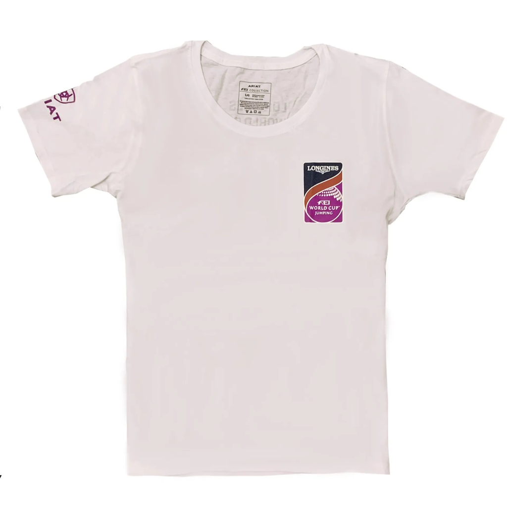 MNS FEI GRAPHIC T SHIRT WHITE WORLD TOUR CREW