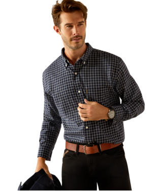 MNS CLEMENT LONG SLEEVE SHIRT TWILIGHT PLAID