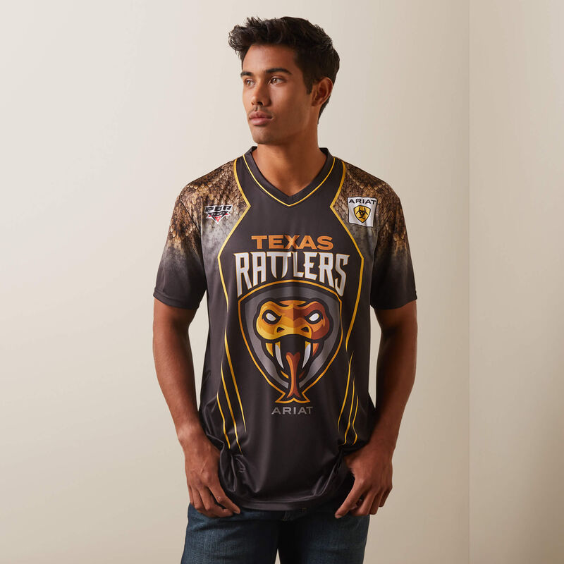 MNS RATTLERS FAN JERSEY SHORT SLEEVE T SHIRT BLACK