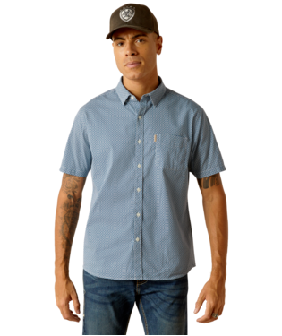 MNS MILLER MDRN SHORT SLEEVE SHIRT BLUE RIDGE