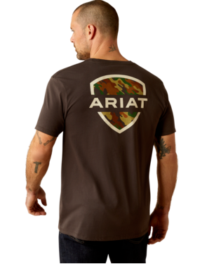 MNS ARIAT AMBUSH CAMO SHORT SLEEVE T SHIRT VINTAGE BLACK