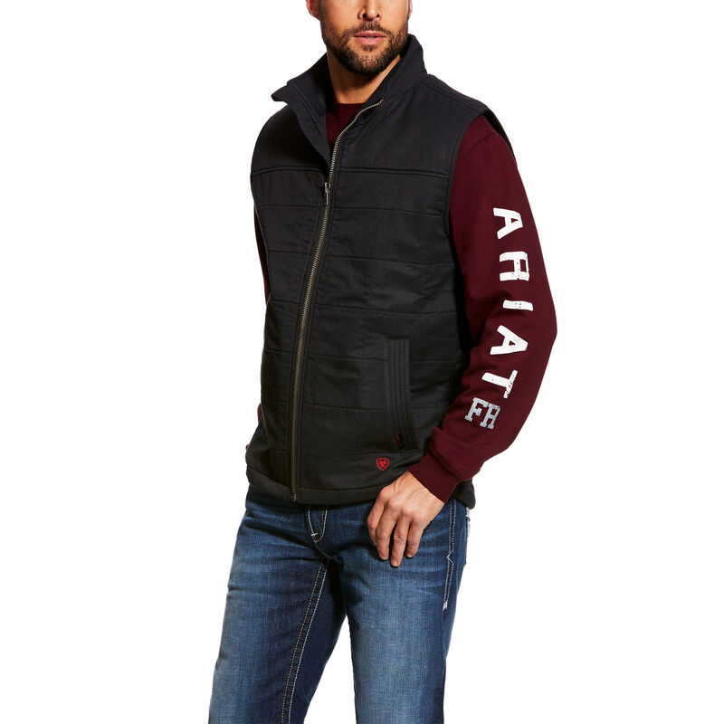 MNS FR RIPSTOP INSULATED VEST BLACK