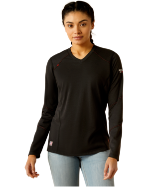 WMS FR PRIMO LONG SLEEVE SHIRT BASELAYER BLACK