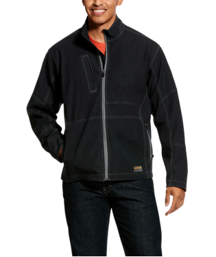 MNS REBAR STR CNVS SFTSHL JACKET BLACK