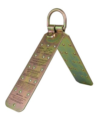 (00455-B) Reusable Temper Anchor: Temporary roof anchor for flat through 12/12 pitch roofs (fasteners included) - Residential Anchors