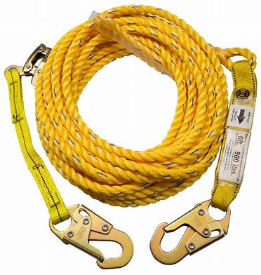 100 ft 3/8 cable HLL pre-assembled, includes 2 10452 cable chokers - Temporary Horizontal Sys