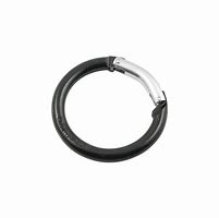1/2" ROUND STEEL CARABINER 3600# GATE N-244G - Hooks & Carabiners