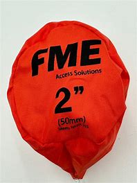 1" x4" Deep Orange Vented FME Covers (50/pkg) - Covers