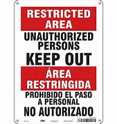 10" x 14" CONSULT WITH FMEM PRIOR TO ENTRY with mounting holes - Zone Creation & Control