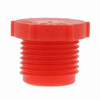 1-1/4 UNF 3/4"- Red Threaded Plug (100/pkg)- - Plugs