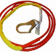 10' TAGLINE/6 FT COATED ORANGE/4 FT YEL TUBE/LG HOOK - Lifting Accessories
