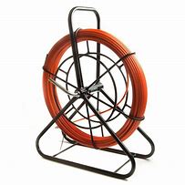 100' Push Pole on Reel with Fold Up Stand - Lightweight - Inspect & Retrvl Tools