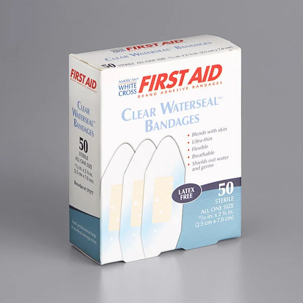 1"x3" Plastic Bandages, 16/box (10 Count)