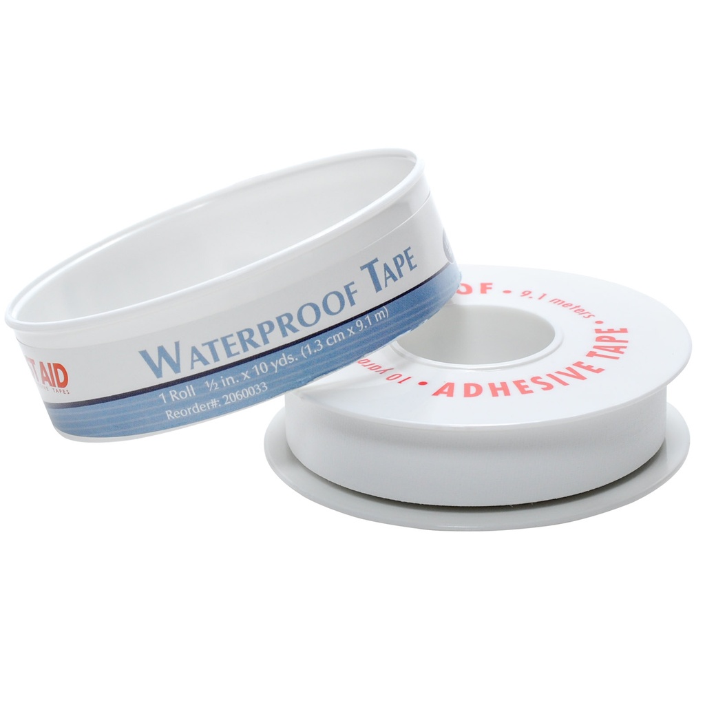 1/2"x10 yd. Waterproof First Aid Tape