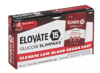 Elovate Glucose Packets, 2/box 60/case