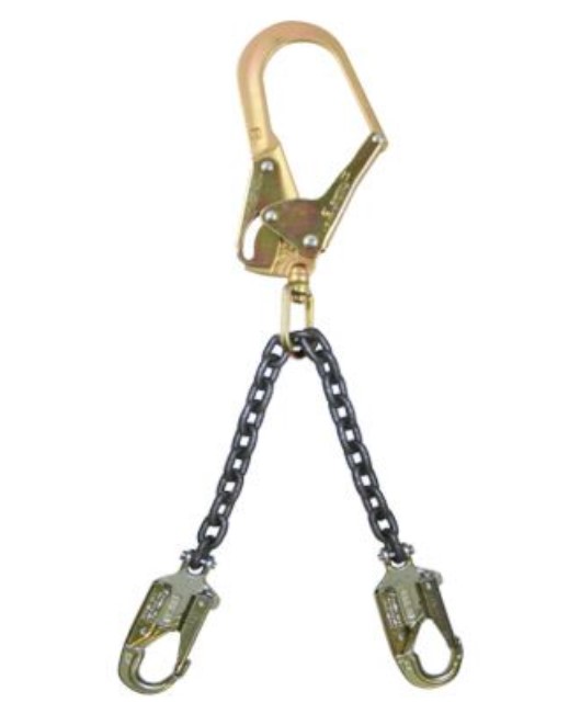 23" Rebar Positioning Assembly; Chain with Swivel Rebar Hook