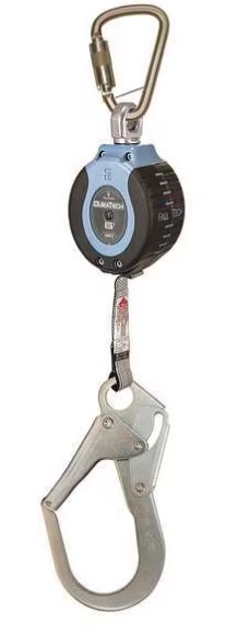 6' Web SRD Single-leg Steel Carabiner+Steel Rebar Hook DuraTech