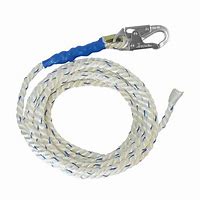 100' VLL Snap Hook + Taped-end 5/8" White