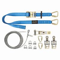 100' SteelGrip Plus Temp Cable HLL with Ratchet Strap Tensioner + Coil EA + Install Hardware