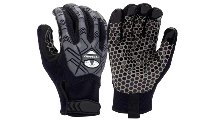 Gloves TPR Silicone Palm Hook&Loop Small