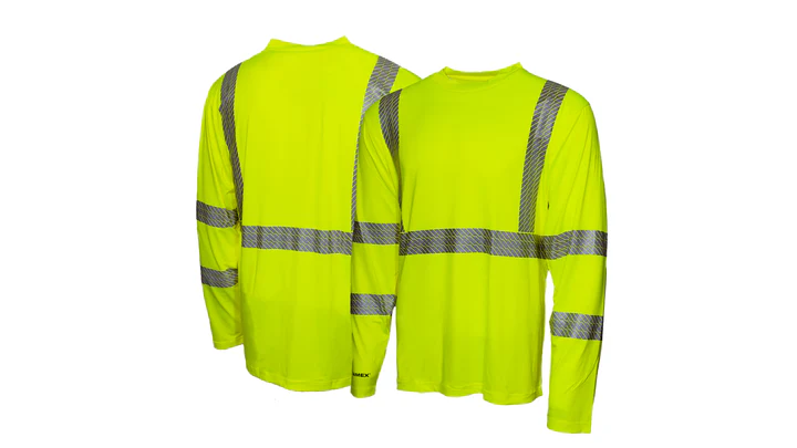 Lng Slv Pullover Shirt ANSI - Lime - M