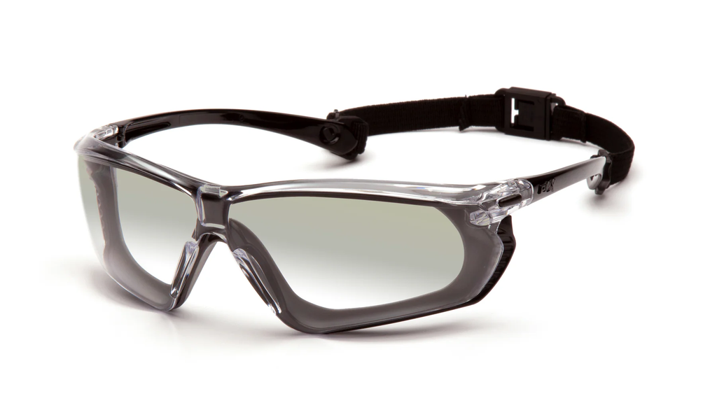 Glasses, Crossovr - Black-gray frame / indoor-outdoor mirror anti-fog lens - Black/Gray