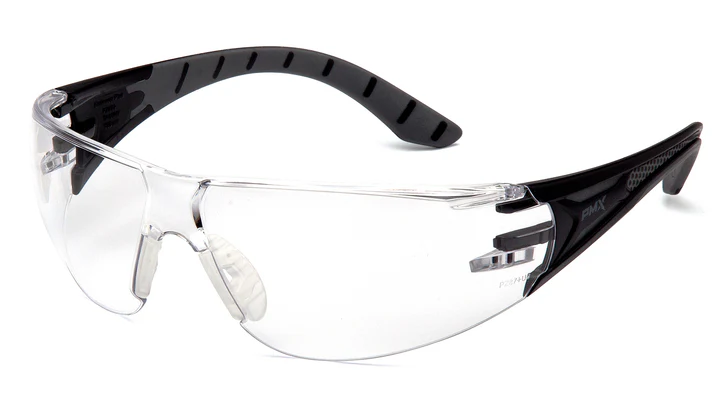 Glasses, Endeavor Plus - Clear H2X Anti-Fog - Black/Gray