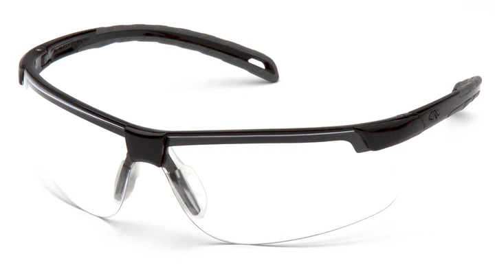 Glasses, Ever-Lite - Clear H2X Anti-Fog - Black