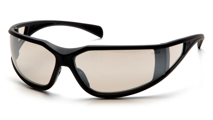 Glasses, Exeter - Indoor/Outdoor Mirror Anti-Fog - Glossy Black