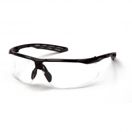 Glasses, Flex-Lyte - Black-gray frame / clear lens - Black/Gray