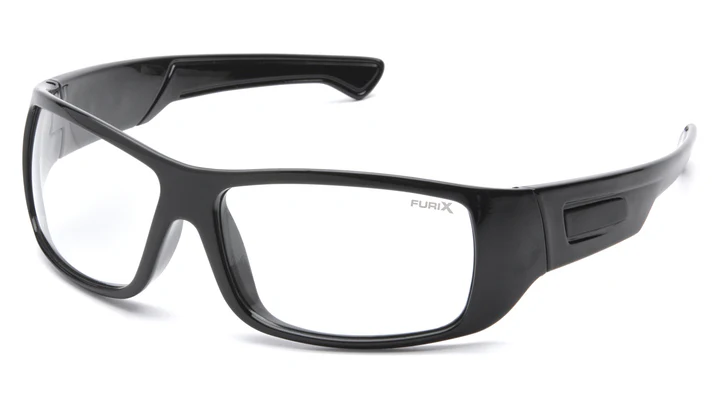 Glasses, Furix - Clear Anti-Fog - Black