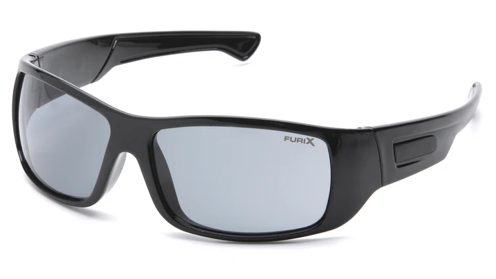 Glasses, Furix - Gray Anti-Fog - Black