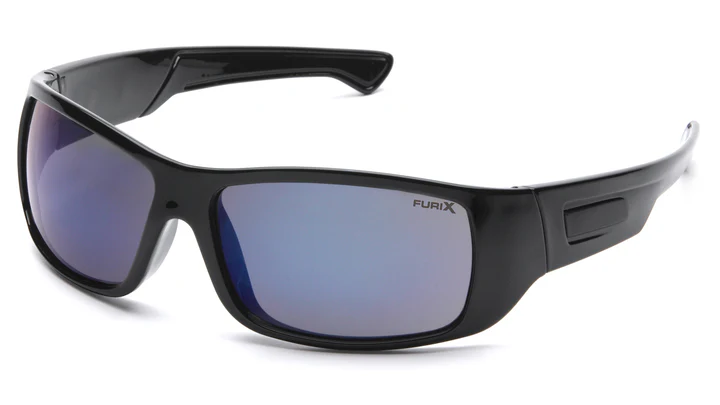 Glasses, Furix - Blue Mirror Anti-Fog - Black