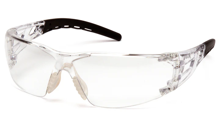 Glasses, Fyxate - Clear H2X Anti-Fog - Black Temples