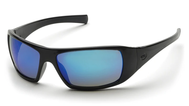 Glasses, Goliath - Ice Blue Mirror - Black