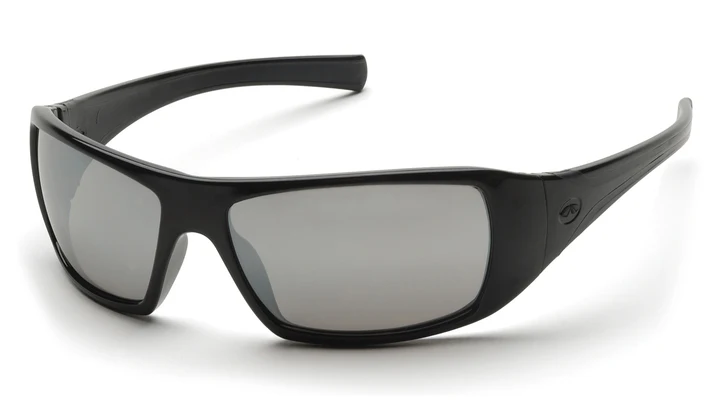 Glasses, Goliath - Silver Mirror - Black