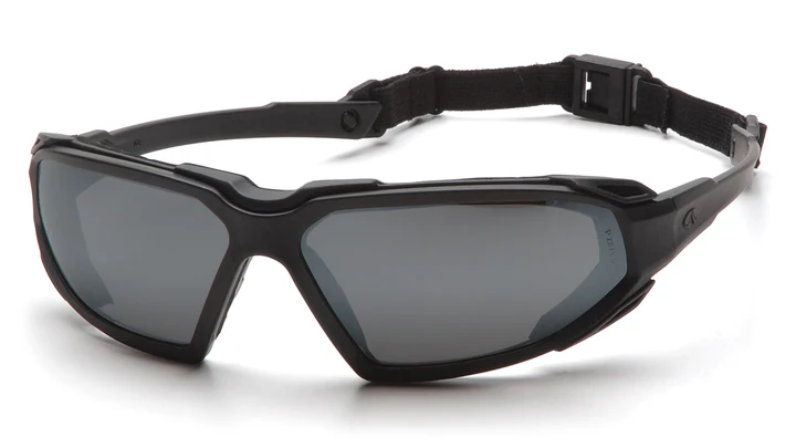Glasses, Highlander - Gray H2X Anti-Fog - Black