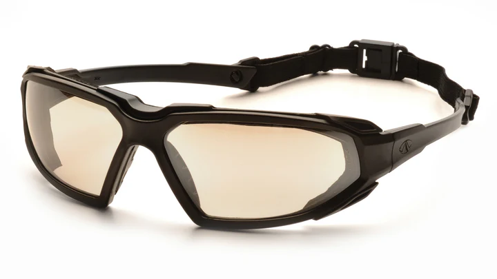 Glasses, Highlander - Indoor/Outdoor Mirror Anti-Fog - Black