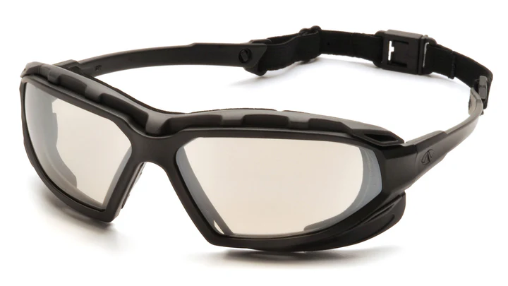 Glasses, Highlander Plus - Indoor/Outdoor Mirror Anti-Fog - Black-Gray