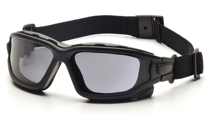 Glasses, I-Force - Gray H2X Anti-Fog - Black