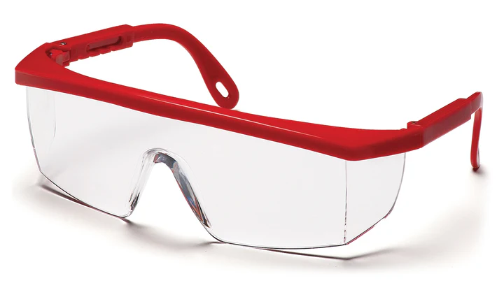 Glasses, Integra - Clear - Red