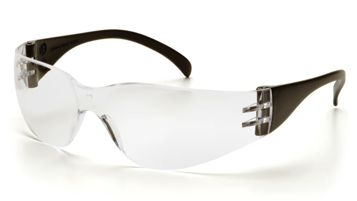 Glasses, Intruder - Clear-Hardcoated - Black Temples