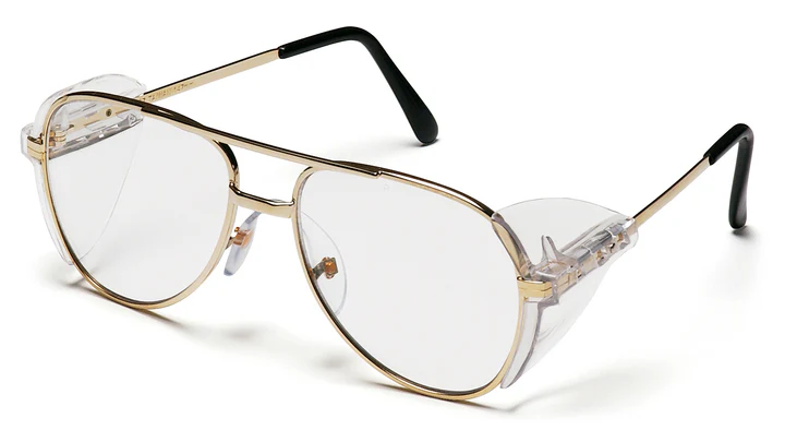 Glasses, Pathfinder - Clear - Gold Metal