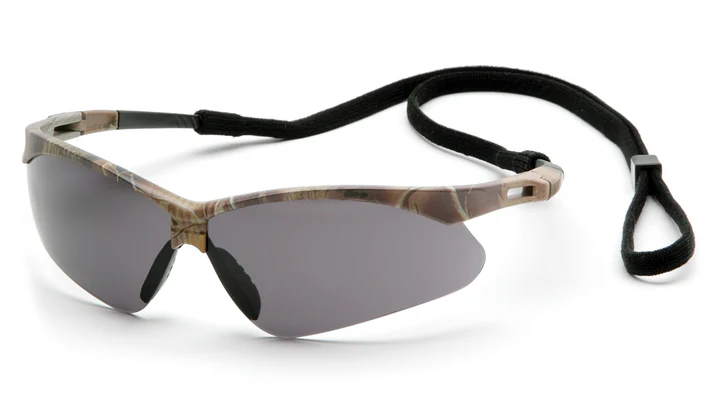 Glasses, PMXTREME - Gray Anti-Fog with Cord - Camo
