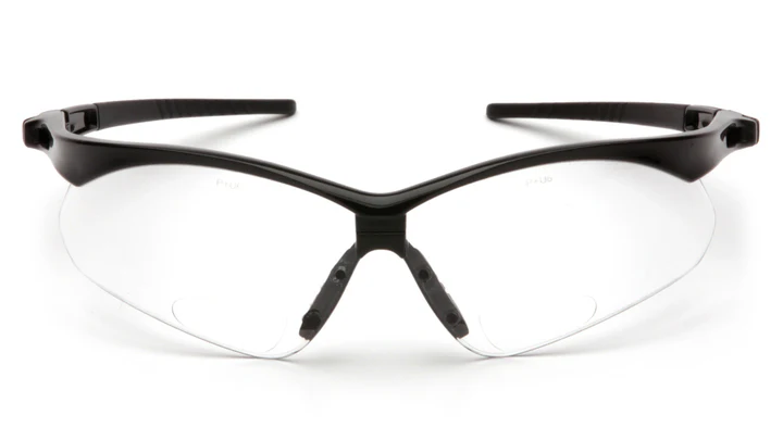 Glasses, PMXTREME Readers - Clear + 1.5 with Cord - Black