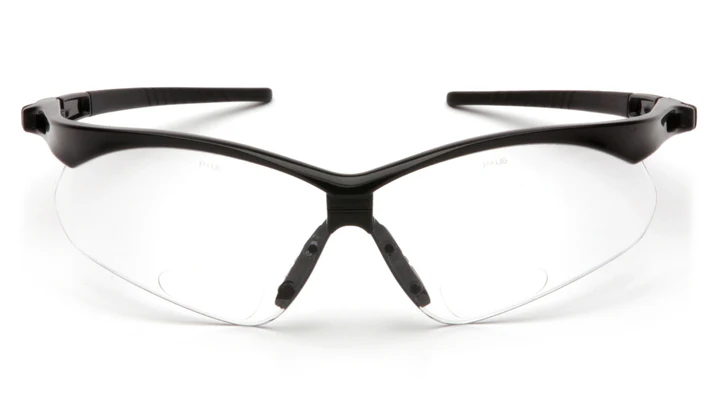 Glasses, PMXTREME Readers - Clear + 2.5 with Cord - Black