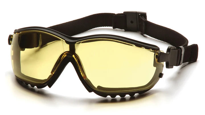 Glasses, V2G - Amber H2X Anti-fog - Black